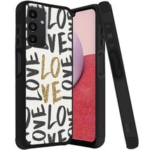 Tough Strong Hybrid Mount Friendly Case Cover Love For Samsung A14 5G - £6.84 GBP