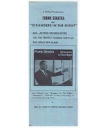 VINTAGE 1966 WQV 14 Pittsburgh Music Survey w/ Frank Sinatra Advertisement - $39.59