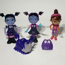 Lot of 5 Disney Junior Vampirina Poppy Peepleson Wolfie Backpack Figures - $18.95