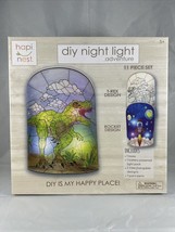 Hapi Nest DIY Night Light Adventure 11 Pc Set T-Rex &amp; Rocket Design - £9.55 GBP