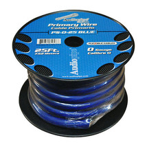 Audiopipe Power Wire 0-Gauge 25 Foot Spool - Blue - $101.27