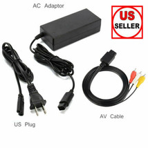 AC Adapter Power Supply And AV Cable Cord For Bundle For Nintendo Gamecu... - £17.17 GBP