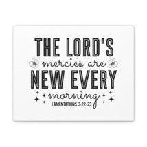  Lamentations 3:22-23 New Every Morning Bible Verse Canvas Chris - £57.12 GBP+