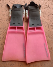 TUSA mini-Liberator Open Heel Scuba Diving Fins Hot Pink Size Small - £17.33 GBP