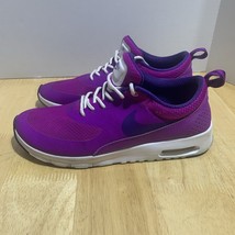 Nike Air Max Thea Hyper Girls Violet Running Shoe Lace Up 814444-501 Siz... - $23.28