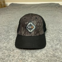 511 Tactical Mens Hat Cap Strapback Gray Black Ripstop Work Casual Logo ... - $18.98