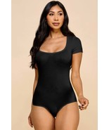 Women&#39;s Short Sleeve V Neck Basic Bodysuit - $16.61 CAD