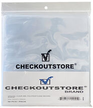 CheckOutStore Clear Plastic OPP for 12" LP Vinyl Record Album Covers 4 M... - $25.90+