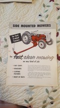 Ford Side Mounted Mowers Sales Sheet Flyer Advertising. 1955 - $4.89