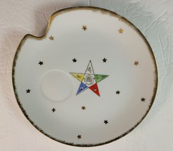 Vintage Norcrest Hand Painted Plate Order Eastern Star Masonic Japan Mad... - $19.79