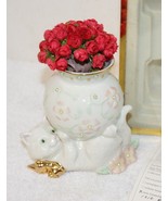 Lenox Petals &amp; Pearls Cat Rose Bouquet Bud Vase # 6249361 ~ Open Box + P... - $52.87 CAD
