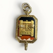 Vintage 10K Gold GF PRESS CLUB Member Pendant- WWHS Gold Fill High Schoo... - $15.77