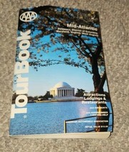 Vintage 1990&#39;s AAA Tour Book Mid A tlantic Travel Attractions Lodging Restaurant - $9.99