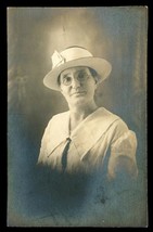 Vintage RPPC Postcard Ernest Brown Studio Louisville KY Mother Portrait Photo - £11.67 GBP