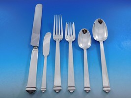 Hampton by Tiffany Sterling Silver Flatware Set for 8 Service 48 pcs Dinner - £4,923.20 GBP