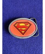 Super man Logo Belt Buckle DC Comics Justice League Metal Enamel w/ Bord... - £11.64 GBP