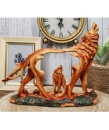 Ebros Howling Gray Alpha Wolf Figurine in Faux Wood Finish Home Decor Sc... - €21,52 EUR Ebros Howling Gray Alpha Wolf Figurine in Faux Wood Finish Home Decor Sc... - €21,52 EUR