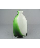 Vase Abstract Art Glass Free Form Flowing Design Oval Shape Interior Pai... - £35.94 GBP