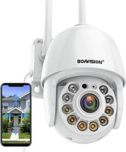 Security Camera Outdoor, Wireless Wifi Ip Camera Home Security System 360° View, - £45.45 GBP