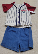 Vintage Catton Candy Baseball 2 Piece Outfit, Size 24 Months - £17.39 GBP
