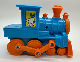 Peanuts Easter Bunny Snoopy Galerie Blue Candy Train w/ Sound - £11.86 GBP