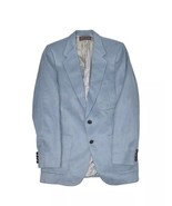 Lanvin Paris Jacket Mens 38 Blue Feather Suede Blazer Pierre Gerard Spor... - £37.92 GBP