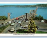 Lago Washington Galleggiante Ponte Seattle Washington Wa Unp Cromo Carto... - £3.17 GBP