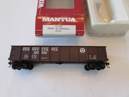Mantua HO 731-020 Heavy 43&#39; Gondola Pennsylvania RR  1256-6262 Brown Box... - $11.83