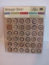 Image Tree Wooden Rubber 36 Typewriter Stamps ABC Set, Pre-owned - $11.98