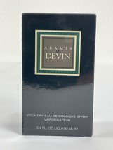 Aramis Devin For Men Cologne Spray 3.4 Oz Edc 3.3 New In Box - £31.69 GBP
