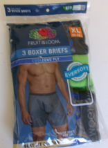 Three Fruit of the loom boxer briefs Size X-Large 100% Cotton Camo and g... - $17.77