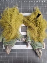 Reptile Costume Feet  Covers Orignal Zagone Studios Green Bird Feet Hall... - $29.70
