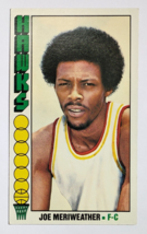 1969 Joe Meriweather Oversized Topps Nba Basketball Card 37 Atlanta Hawks Retro - £10.21 GBP