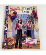 Barbie Birthday Bash Sticker Scene 16pg Storybook 2 Sided Playboard Vint... - $47.32 CAD