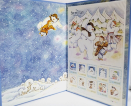 The Snowman JAPAN POST Stamp Set 2006 Super Old Rare - $84.14