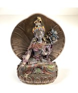 Summit Collection Tibetan Buddhist Pardi Arya Metal Statue Figure 6”H - $689.63 MXN