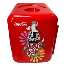 Coca-Cola Love 1971 Series Mini Fridge Koolatron Portable 6 Can Thermoelectric - £55.01 GBP