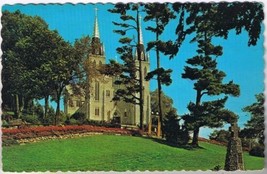 Postcard Martyr&#39;s Shrine Sanctuaire des Saints Martyrs Canadiens - $2.96