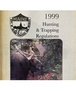 Maine 1999 Hunting &amp; Trapping Regulations Vintage 1st Printing Booklet #... - $27.34 CAD