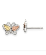 Landstrom&#39;s Mt. Rushmore Sterling Silver Butterfly Post Earrings - €98,66 EUR