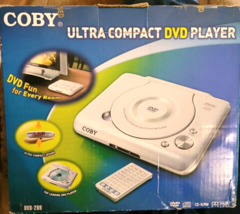 Coby Ultra Compact New DVD Player Model: DVD-209 Slim Design Top Load - £21.69 GBP