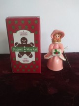 Vintage Folkraft Sugar Works Possible Dreams 1994 Lady Caroler In Pink Figurine - £12.50 GBP