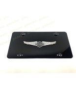 3D HarleyDavidson Emblem Badge Black Aluminum Metal Vanity License Plate... - £22.04 GBP