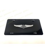 3D HarleyDavidson Emblem Badge Black Aluminum Metal Vanity License Plate Tag - $28.23