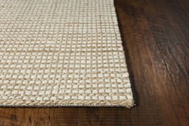 8' X 11' Ivory Hand Woven Wool And Jute Indoor Area Rug - $789.49