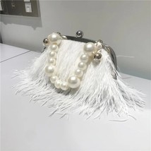 JIOMAY  Designer Handbags 2023 Women Evening Bag Female Fashion Purse Lady Feath - £155.26 GBP
