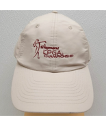 Greg Norman Golf Wegmans LPGA Championship Cap Womens Adjustable Tan Hat - $29.63 CAD