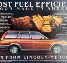 1981 Lincoln Mercury Lynx Advertisement Vintage Automobilia Wagon DWX10D - $24.99