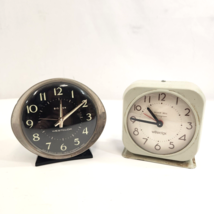 Wesclox Big Ben &amp; Silver Bell Desk Alarm Clocks Canada Brazil Vtg AS IS - $38.69