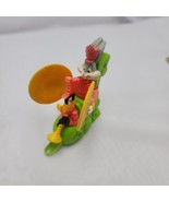 1994 Looney Tunes Bugs and Daffy Parade cymbals crash train car toy - $9.90